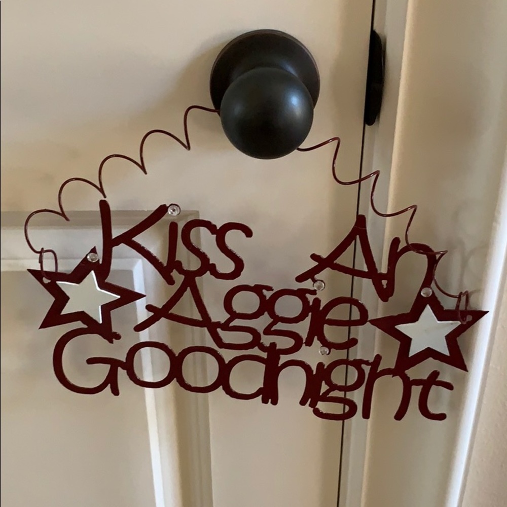 Texas A&M metal wall decor